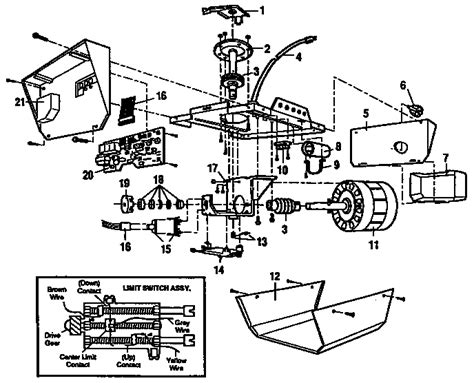 sears craftsman garage door opener parts metal brackets|craftsman garage door opener parts list.